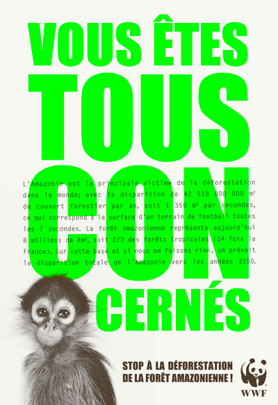 Affiche Tous Con cernés WWF