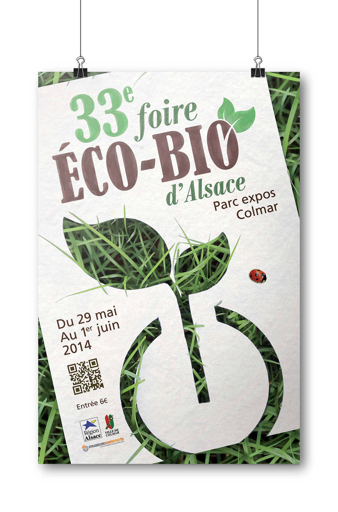 Affiche 33eme foire éco bio d'alsace