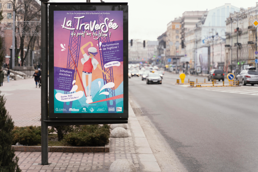 Affiche Traversée du Transbordeur Illustration