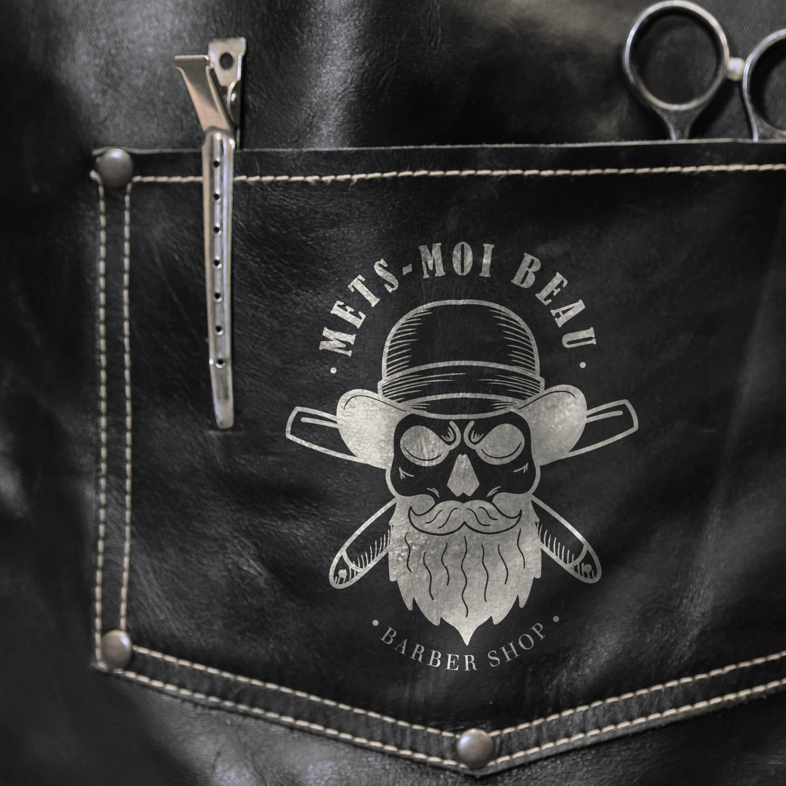 Logo Mets-moi beau coiffeur barbier
