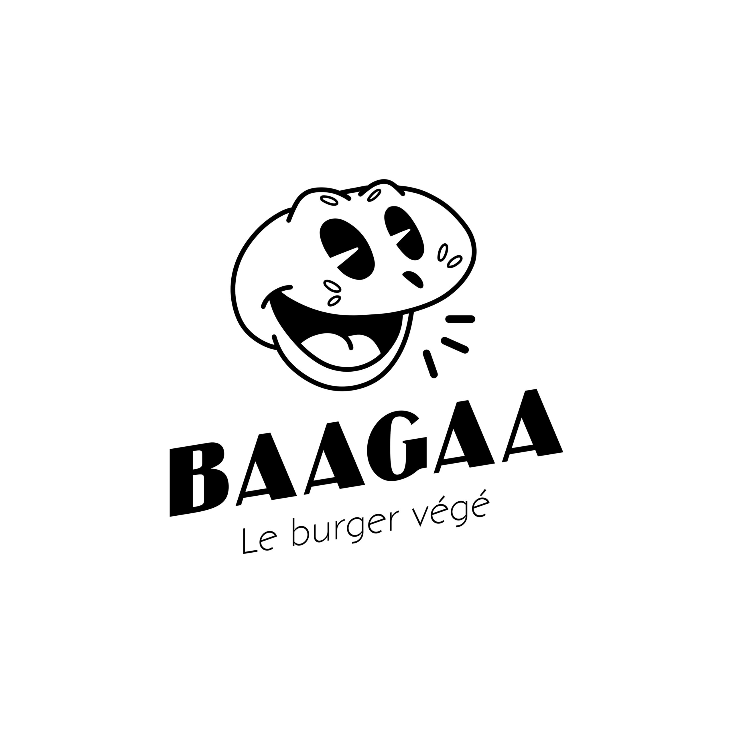 Logo Baagaa burger végétarien restaurant